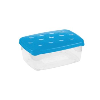 Cosmoplast© Oasi Rectangular Freezer Microwave Box – Medium - Blue