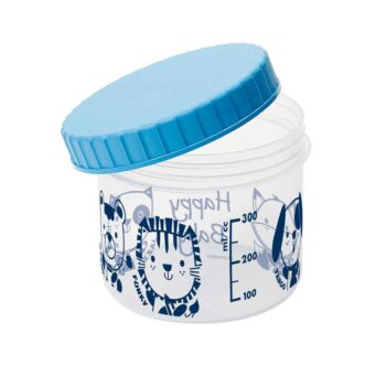 Cosmoplast© Graduated Baby Food Container - Blue