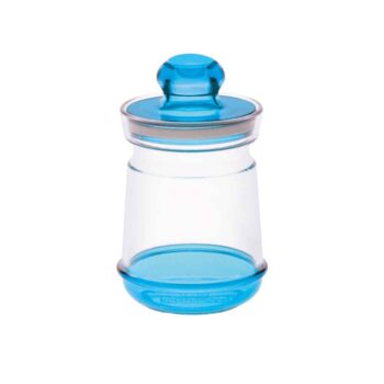 Cosmoplast© Barocco Round Canister – Mini - Blue