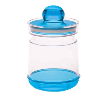 Cosmoplast© Barocco Round Canister – Small - Blue