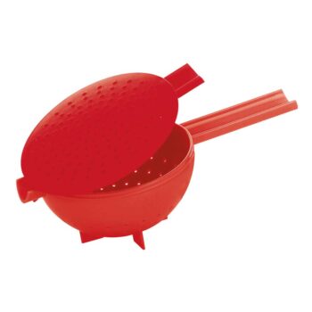 Cosmoplast© Collander with Lid - Red