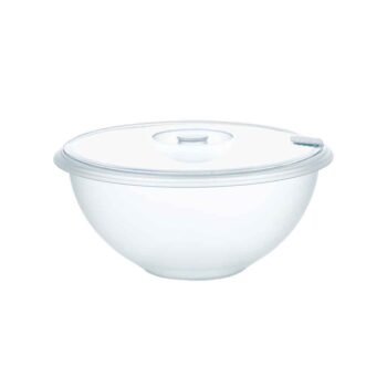 Cosmoplast© Oasi Frigo Bowl with Lid – Small - White