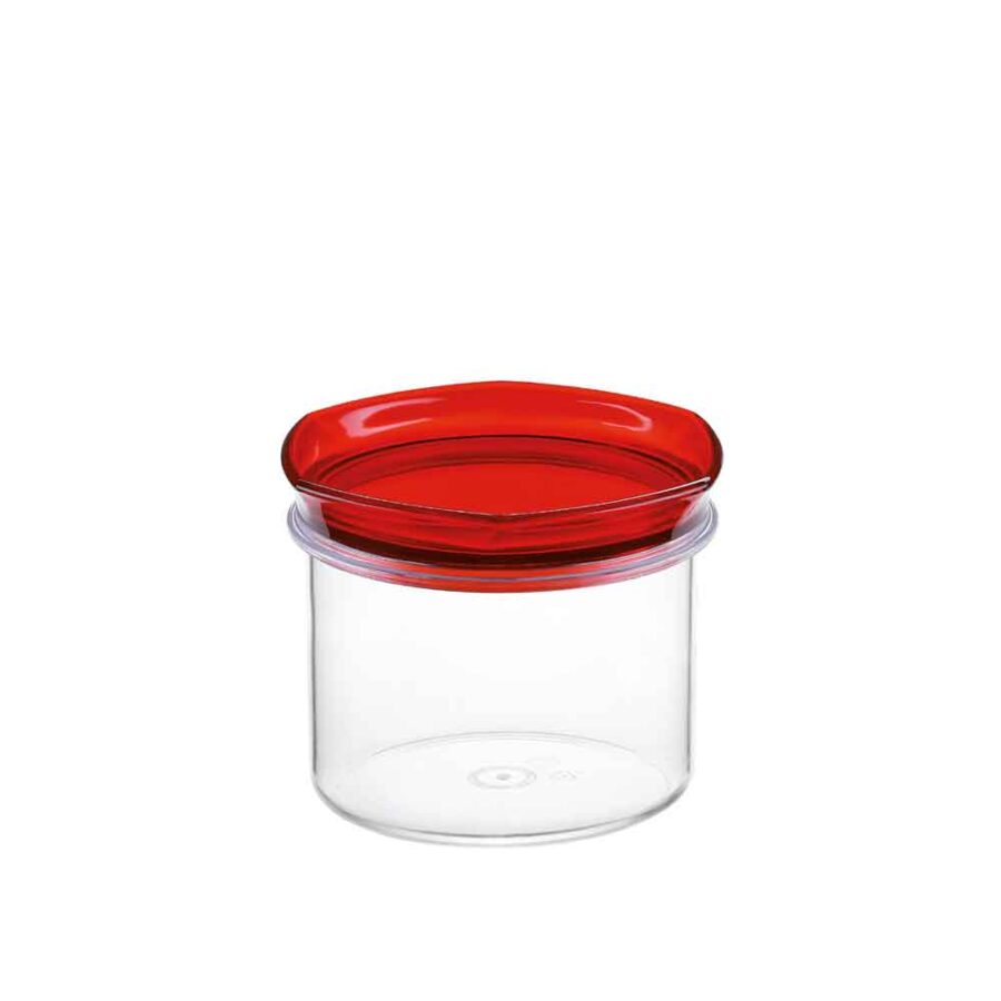Cosmoplast© Airtight Round Canister – Small - Red